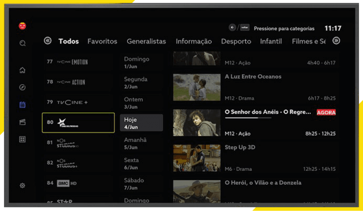 O guia de TV mais completo